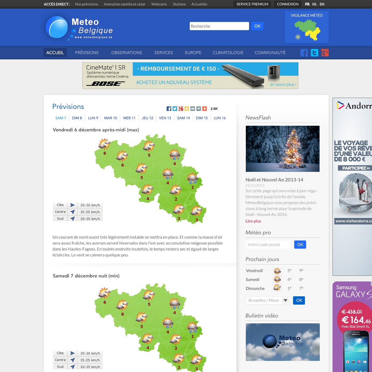 Météo Belgique